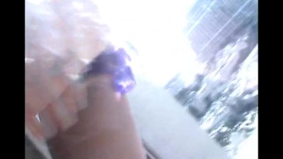 Using Stick On Dildo In Vegas Hotel Window And Sucking Cock