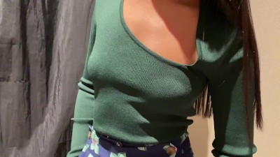 Blowjob In Fitting Room Just Finished Staff Come In