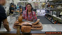 Texas Cowgirl Ass Reamed At The Pawnshop