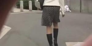 Business Lady With No Panties Sharked While Going To Work