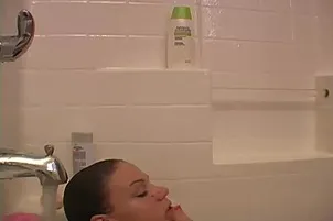 Addison Is Filmed By Her Ex Taking A Shower Fingering Twat