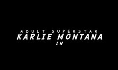 Karlie Montana: Black Pantyhose And Black Thigh Highs   2 Complete Videos (Plus Bonus Photo Set Videos)  2 Separate Camera Angles For All