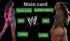 Competitive Wrestling AFT#3: Goddess Marcy VS Paris Love   Main Card