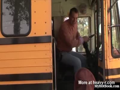 Sexy Teen Cheerleader Banged By Bus Driver