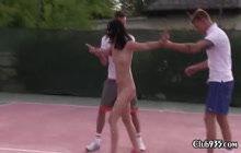 Lady Dee Fucked By Two Tennis Players At Once