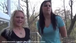 Nervous Cedar Rapids College Girls Doing First Time Porn Casting