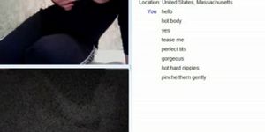 Massachusetts Girl Teases And Masturbates For A Strange