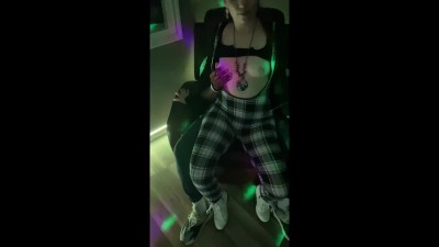 MY FIRST THREESOME WITH A BBC AT SEX CLUB WAP LOUNGE!