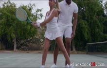 Big Boobs Teen August Ames Interracial After Playing Tennis