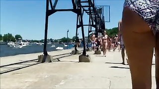 Impersonal Beach Bikini Booty Donk West Michigan Butt Fantastic