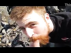 Gorgeous Ginger Dude Sucks In Alaska (No Cum)