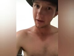 Verbal Hairy Baited Redneck Jerks Off And Cums