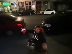 Drunk Girl Pees On Manhole In New York