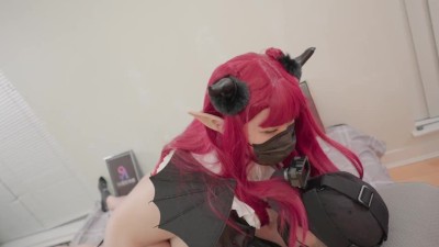 Succubus Liz Kyun Is Coming To Suck All Your Cum! Lewd Sound All Over The Night
