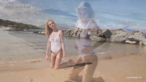 Nancy Island Beach Hot Teen Girl Naked Solo Session
