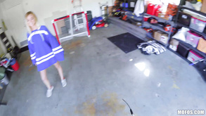 Big Cock For A Petite Tiny Titted Teen In Hockey Jersey Kenzie Kai