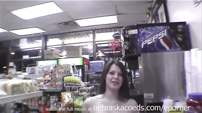 Exciting Darkhaired Babe Naked In Restaurant Gas Station And On The Streets Of Tampa Florida Public